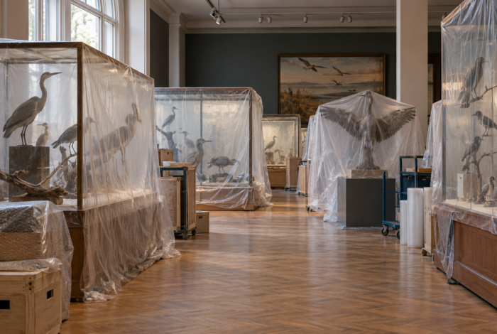 Vogelkundemuseum während der Neugestaltung