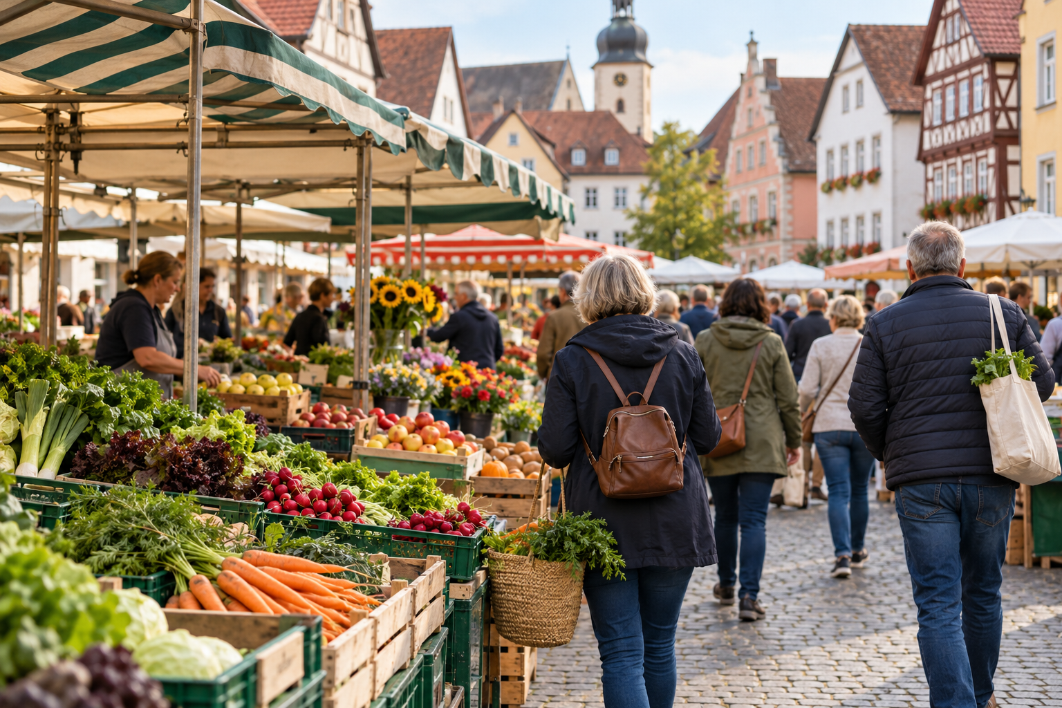 Stadtleben in Halberstadt – Illustrationsbild